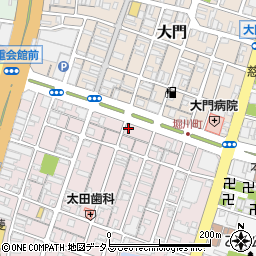 名鉄協商津東丸之内駐車場周辺の地図