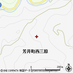 岡山県井原市芳井町西三原周辺の地図