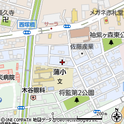 静岡県浜松市中央区神立町112周辺の地図