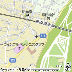 静岡県浜松市中央区材木町523周辺の地図