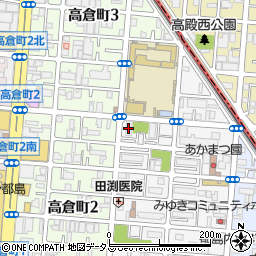 大阪市営御幸住宅周辺の地図