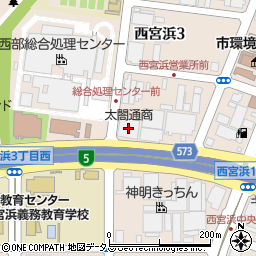 太閤通商周辺の地図