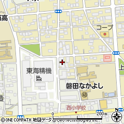 静岡県磐田市国府台104-6周辺の地図