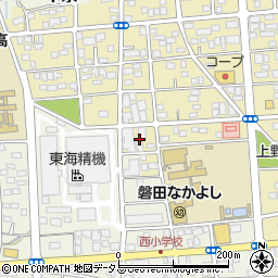 静岡県磐田市国府台104周辺の地図