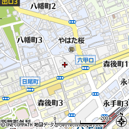 日尾町公園周辺の地図