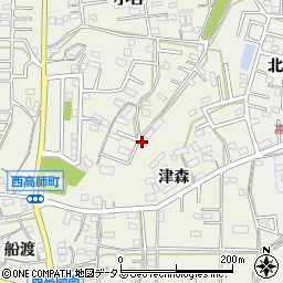 愛知県豊橋市西高師町周辺の地図