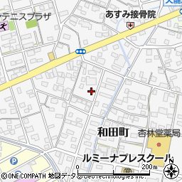 静岡県浜松市中央区和田町364周辺の地図