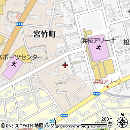 静岡県浜松市中央区宮竹町91周辺の地図