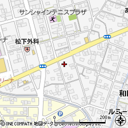 静岡県浜松市中央区和田町399周辺の地図