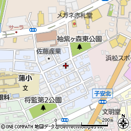 東亜電気工業株式会社　浜松営業所周辺の地図