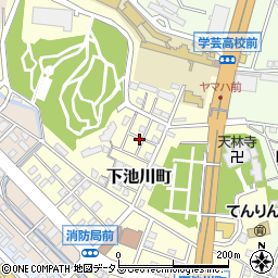 静岡県浜松市中央区下池川町30周辺の地図