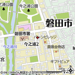 コメダ珈琲店磐田今之浦店周辺の地図