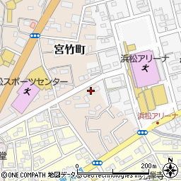 静岡県浜松市中央区宮竹町93周辺の地図