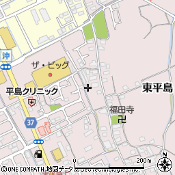 岡山県岡山市東区東平島1081周辺の地図