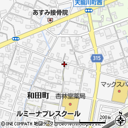 静岡県浜松市中央区和田町271周辺の地図