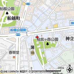 巌邑堂・袖紫ケ森店周辺の地図