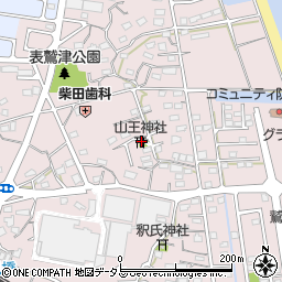 山王神社周辺の地図