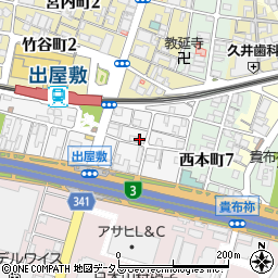 日本共産党尼崎地区委員会周辺の地図