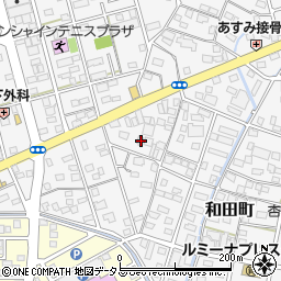 静岡県浜松市中央区和田町395周辺の地図