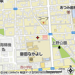 静岡県磐田市国府台100周辺の地図