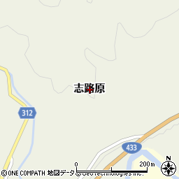 広島県山県郡北広島町志路原周辺の地図