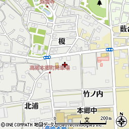 愛知県豊橋市高師本郷町榎17周辺の地図