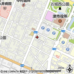 三重県衣料縫製工業組合周辺の地図