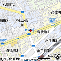 セブンイレブン神戸六甲口店周辺の地図