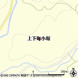 広島県府中市上下町小堀周辺の地図