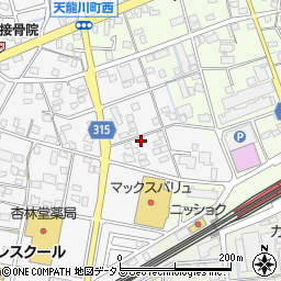 静岡県浜松市中央区和田町188周辺の地図
