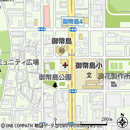 大阪府大阪市西淀川区御幣島周辺の地図