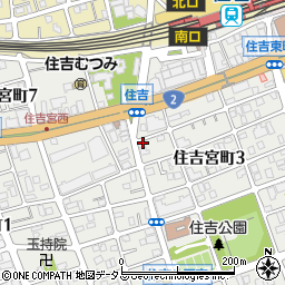 兵庫県神戸市東灘区住吉宮町3丁目11-11周辺の地図