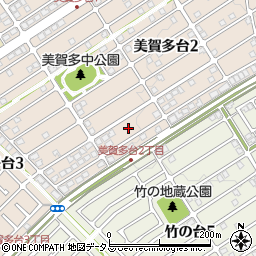 兵庫県神戸市西区美賀多台2丁目14周辺の地図