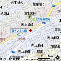 赤松外科消化器内科医院周辺の地図