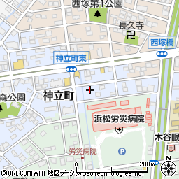 シミヅ産業株式会社　浜松営業所周辺の地図