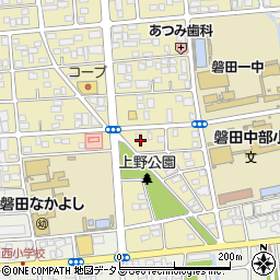 静岡県磐田市国府台16周辺の地図