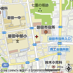 静岡県磐田市国府台6周辺の地図