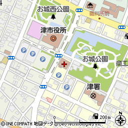 名古屋税関　四日市税関支署・津出張所周辺の地図
