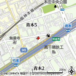 青木財産区青木文化センター周辺の地図