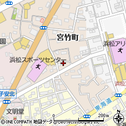 静岡県浜松市中央区宮竹町122周辺の地図