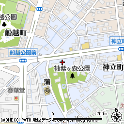浜松東警察署蒲交番周辺の地図