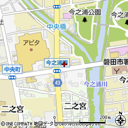 眼鏡市場磐田店周辺の地図