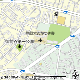 静岡大国際交流会館周辺の地図