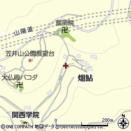 岡山県岡山市北区畑鮎132周辺の地図