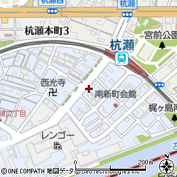 堀井牛乳店周辺の地図
