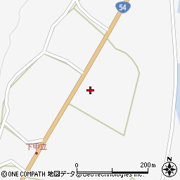 広島県安芸高田市甲田町下甲立223周辺の地図