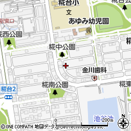 兵庫県神戸市西区糀台周辺の地図