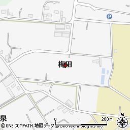 愛知県豊橋市天伯町梅田周辺の地図