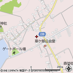 岡山県岡山市東区草ケ部267周辺の地図