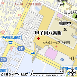 バケット BAQET ららぽーと甲子園店周辺の地図